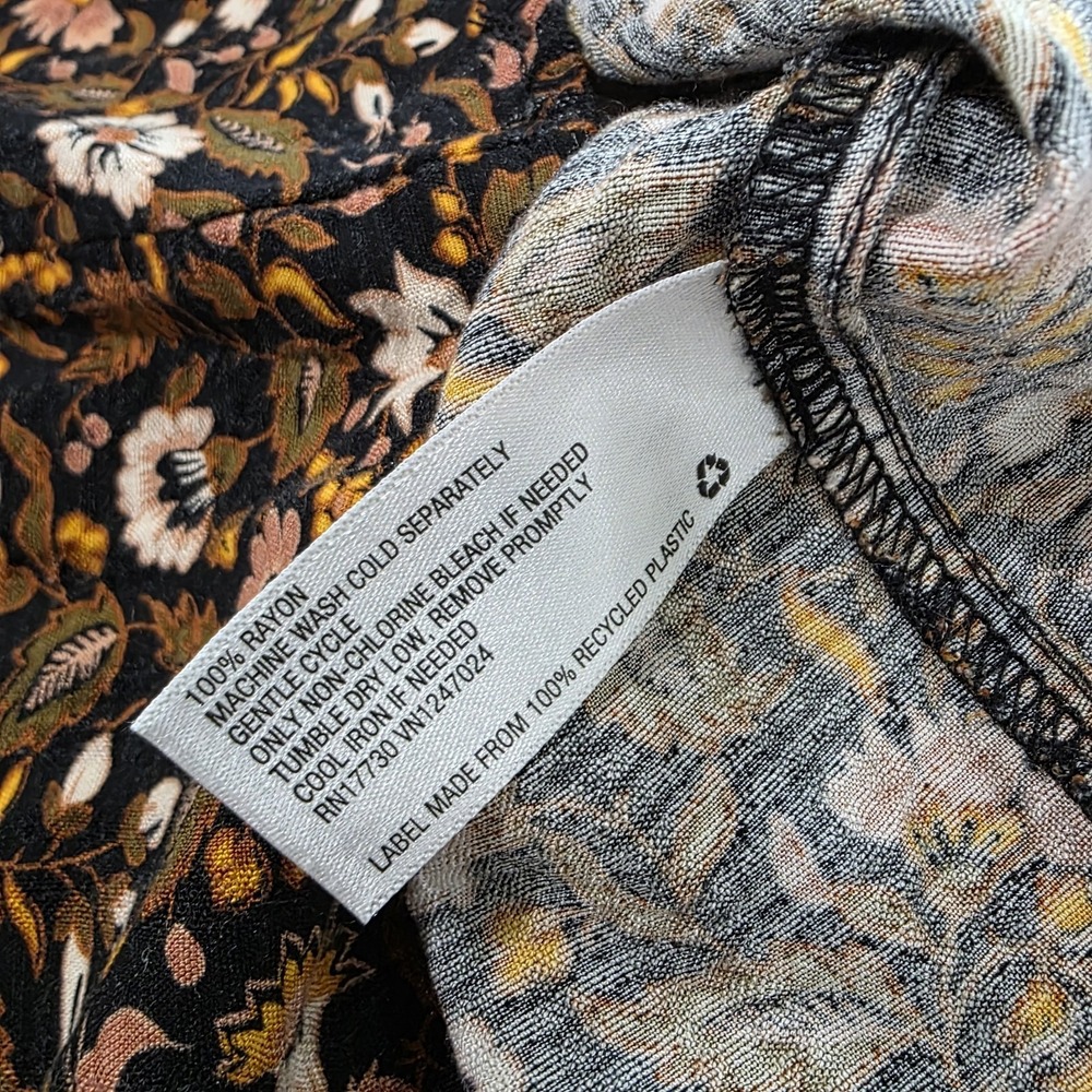 Knox Rose Womens Floral Top Size Medium Cottage Boho - Picture 7 of 7